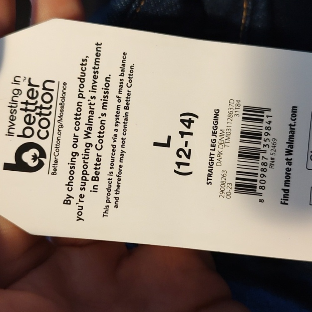 Time and Tru Maternity Straight Leg Jeggings - Picture 2 of 6